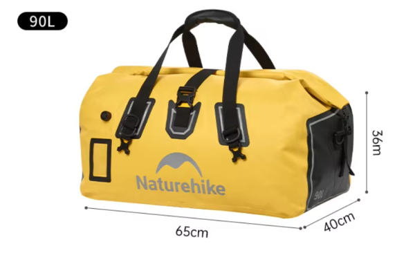 1 Гермосумка Naturehike 90 л ПВХ (желтая)