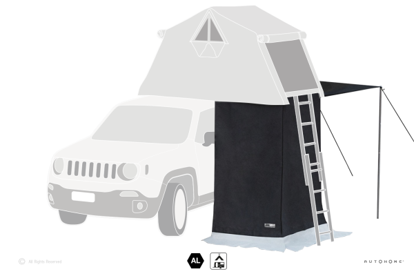 2 Тамбур к палатке AUTOHOME OVERLAND SMALL SAFARI EXPLORER, тент песочный, до 220 см 2 Тамбур к палатке AUTOHOME OVERLAND SMALL SAFARI EXPLORER, тент песочный, до 220 см
