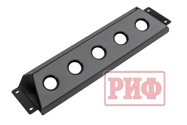 Защита радиатора под бампер РИФ для ГАЗ Соболь лифт +50 мм