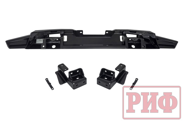 Бампер РИФ силовой передний Mitsubishi Pajero Sport 2015-2020 дизель под площадку для лебёдки RIFPS3-33003