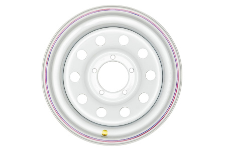 Диск УАЗ крашеный белый 5x139,7 8xR16 d110